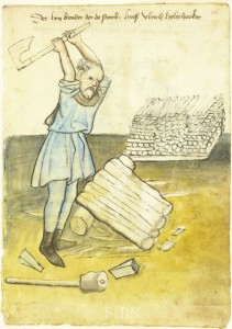 Waldarbeiter im 16 Jahrhundert
